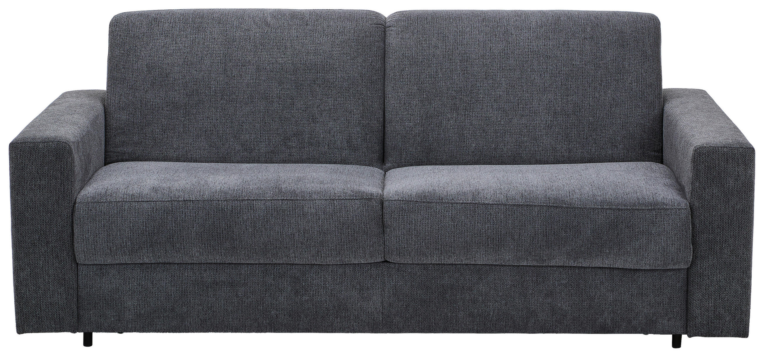 SCHLAFSOFA Webstoff Schwarz  - Schwarz, KONVENTIONELL, Kunststoff/Textil (198/84/96cm) - Carryhome