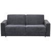 SCHLAFSOFA Webstoff Schwarz  - Schwarz, KONVENTIONELL, Kunststoff/Textil (198/84/96cm) - Carryhome
