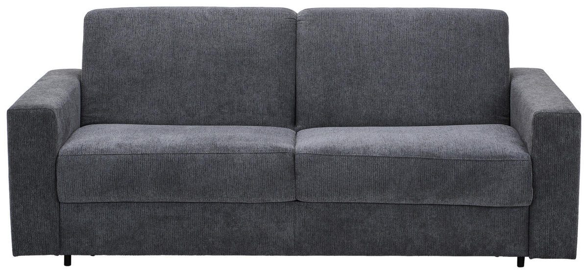 SCHLAFSOFA Webstoff Schwarz  - Schwarz, KONVENTIONELL, Kunststoff/Textil (198/84/96cm) - Carryhome