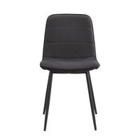 STOLICA  crna  metal, tekstil      - crna, Moderno, metal/tekstil (47/84/52cm) - Boxxx