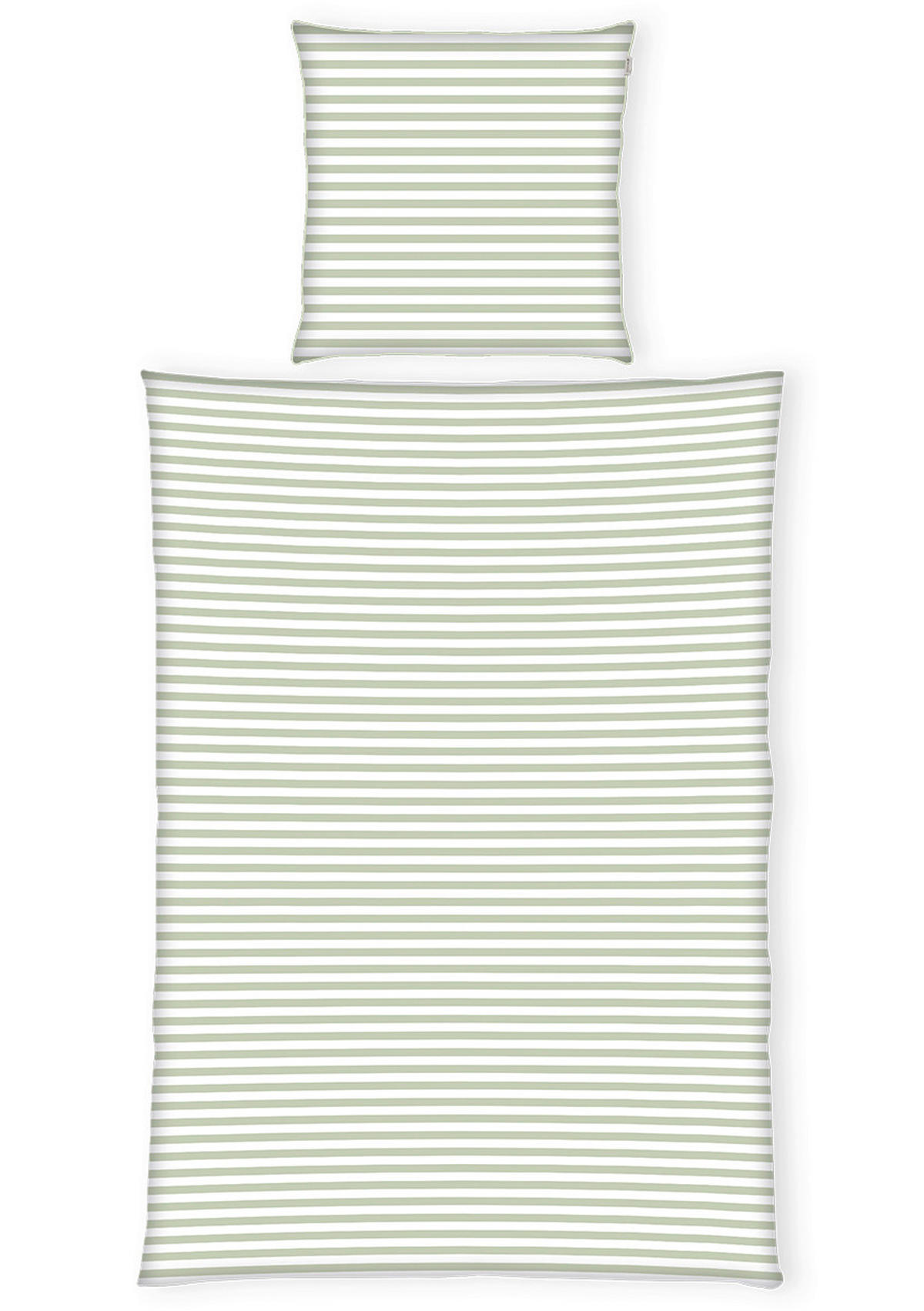 WENDEBETTWÄSCHE Perkal 155/220 cm  - Orange/Grün, Basics, Textil (155/220cm) - Tom Tailor