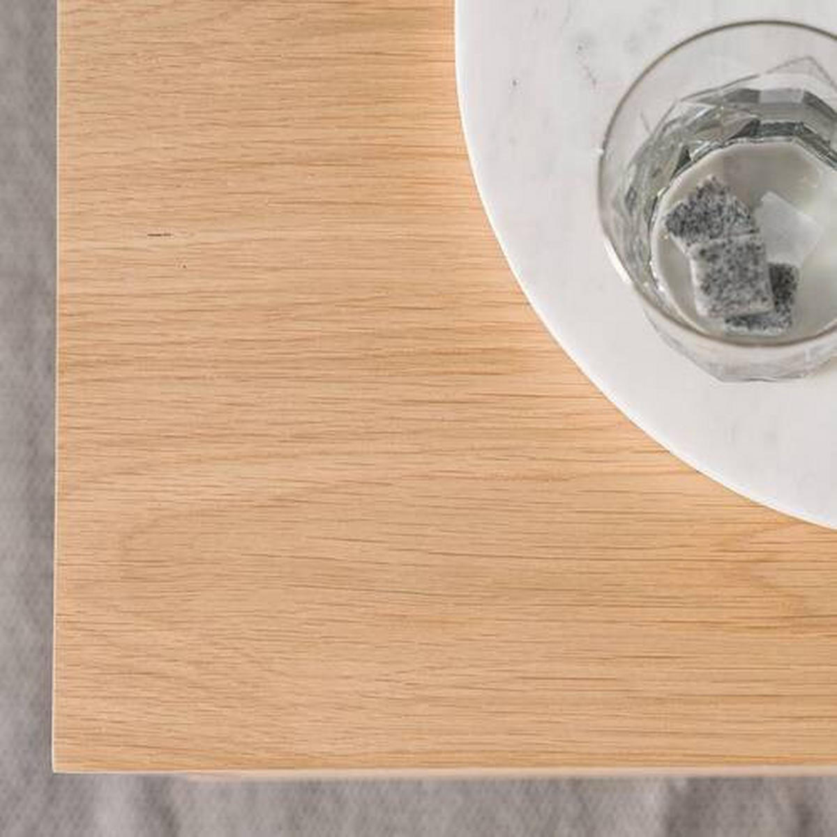 COUCHTISCH Eiche furniert 120/60/40 cm rechteckig Schwarz, Eichefarben  - Eichefarben/Schwarz, MODERN, Holz/Holzwerkstoff (120/60/40cm) - home24