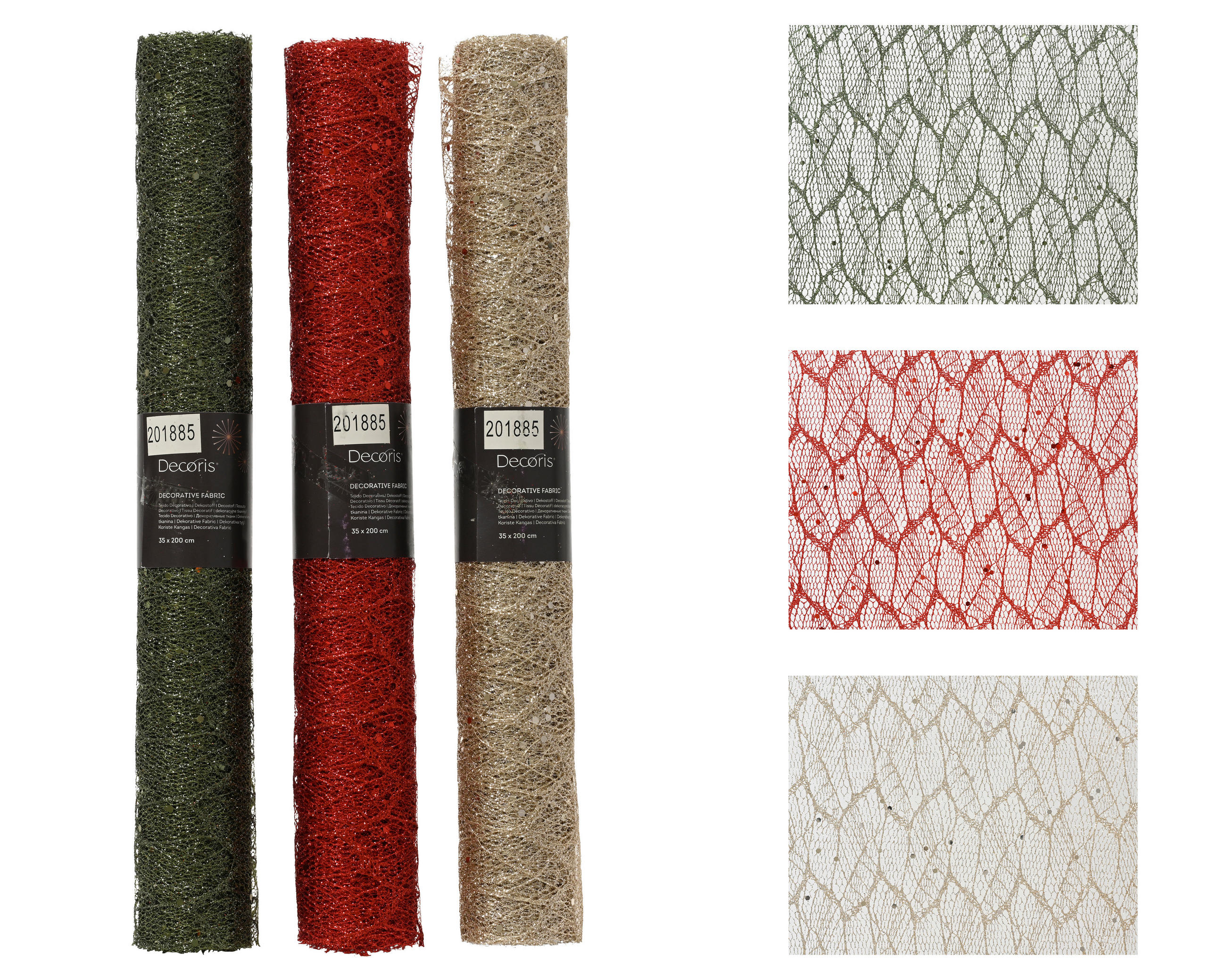 Bordslöpare  - multicolor, Lifestyle, textil (200/35/0.1cm)