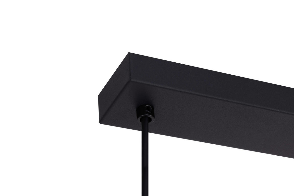 HÄNGELEUCHTE 80/20/120 cm   - Schwarz, Design, Papier/Metall (80/20/120cm) - Collet's Monde