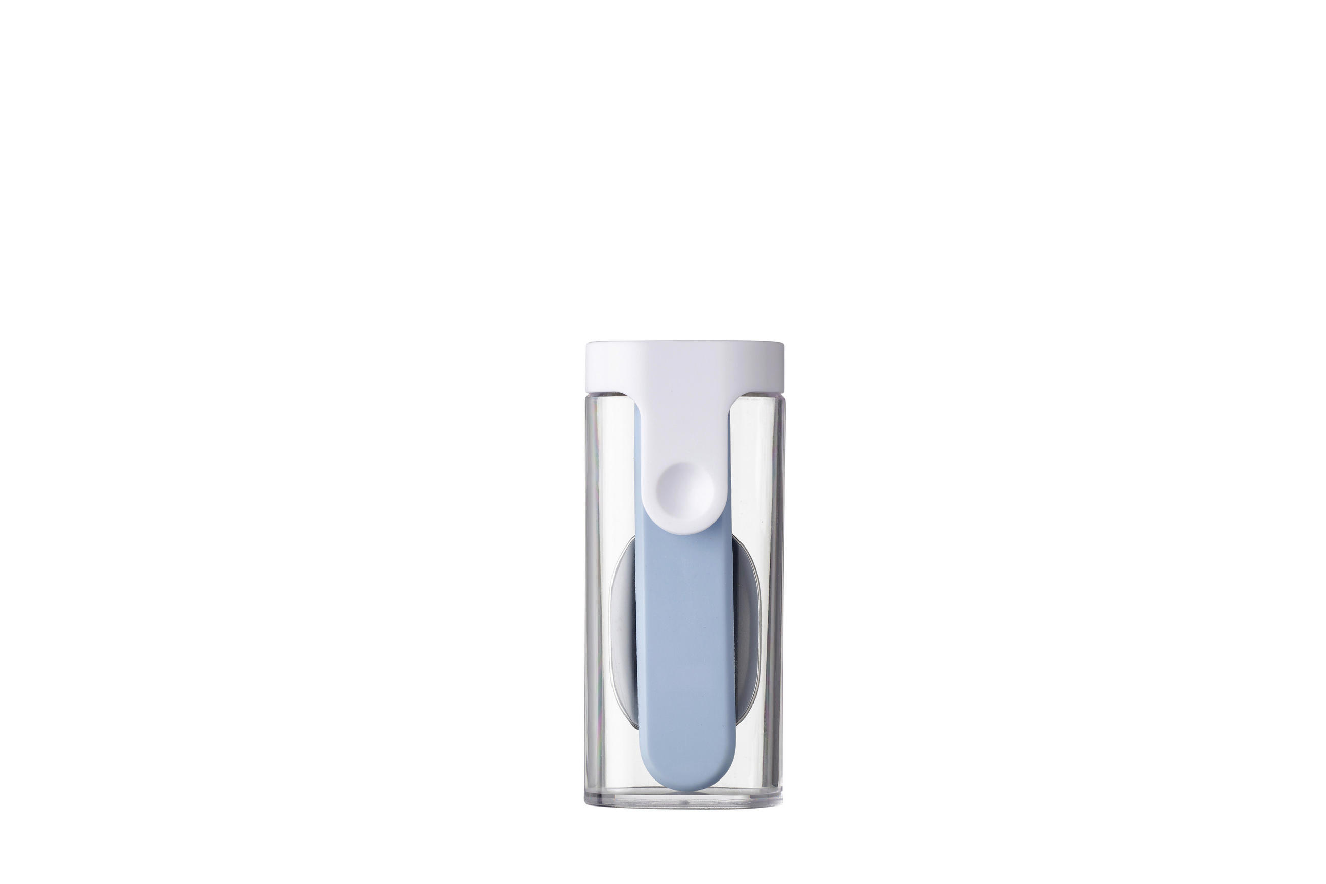 LÖFFEL - Silberfarben/Hellblau, KONVENTIONELL, Kunststoff/Metall (14,5/7,4/2,9cm) - Mepal