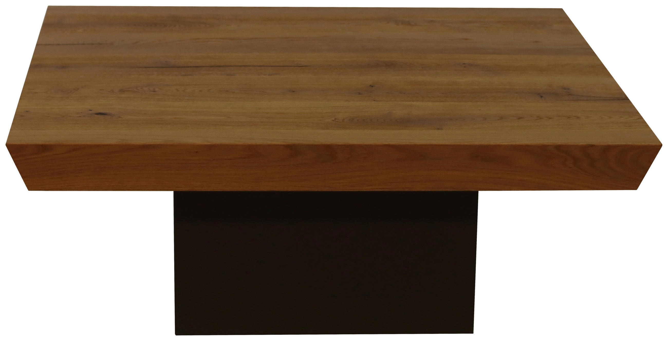 COUCHTISCH in Holz 120/120/39 cm  - Honigeiche/Anthrazit, Natur, Holz/Holzwerkstoff (120/120/39cm) - Fubo