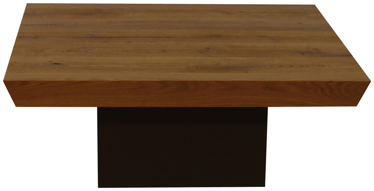 COUCHTISCH in Holz 120/120/39 cm  - Honigeiche/Anthrazit, Natur, Holz/Holzwerkstoff (120/120/39cm) - Fubo