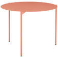 COUCHTISCH in Metall 60/60/45 cm  - Terracotta, Design, Metall (60/60/45cm) - Carryhome