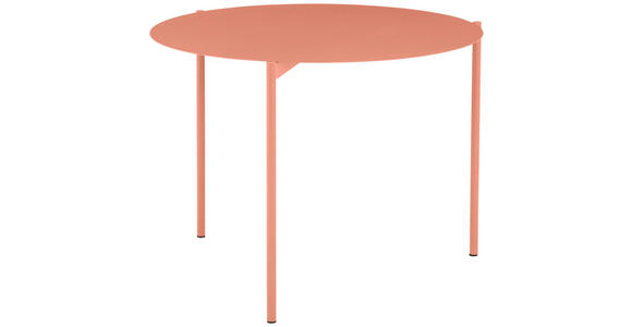 COUCHTISCH in Metall 60/60/45 cm  - Terracotta, Design, Metall (60/60/45cm) - Carryhome