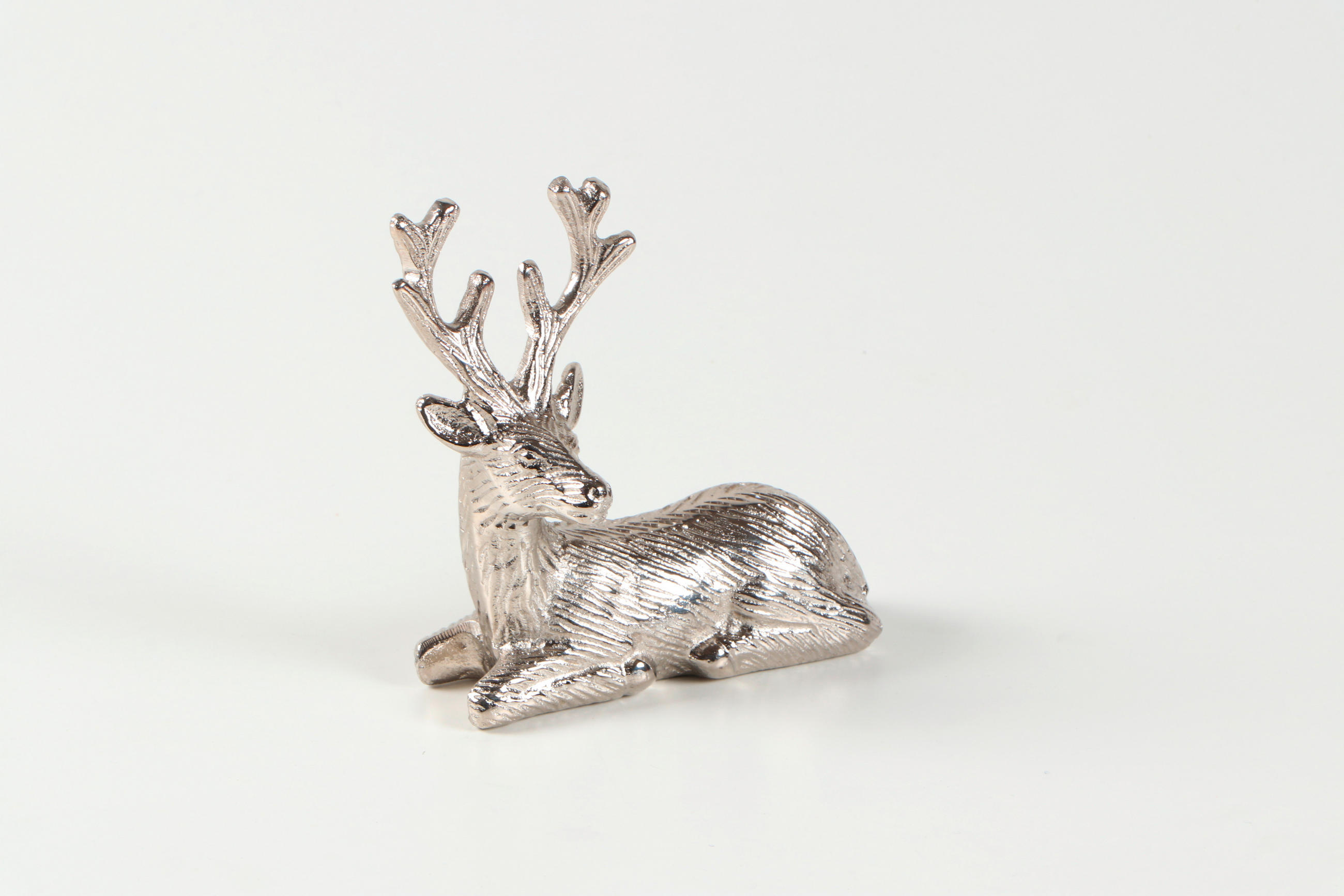 DEKORENTIER  - Nickelfarben, LIFESTYLE, Metall (12,5/6/13,5cm) - X-Mas