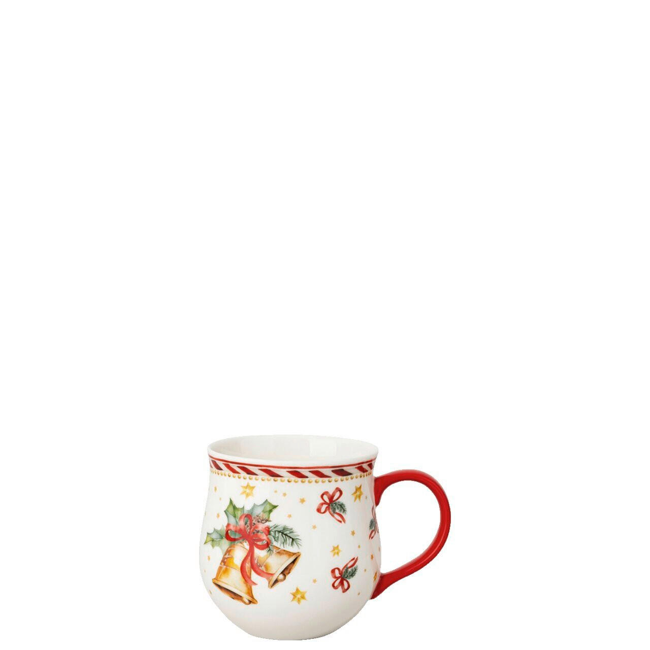 KAFFEEBECHER Christmas Mug - Weihnachtsglocke 450 ml  - Multicolor, Basics, Keramik (0,45l) - Hutschenreuther