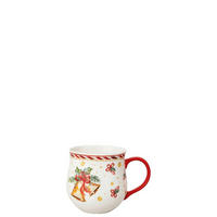 KAFFEEBECHER Christmas Mug - Weihnachtsglocke 450 ml  - Multicolor, Basics, Keramik (0,45l) - Hutschenreuther