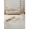 HANDWEBTEPPICH 130/190 cm Nova Creme  - Creme, KONVENTIONELL, Textil (130/190cm) - Linea Natura