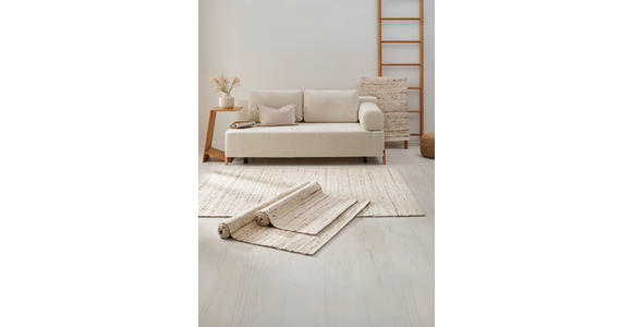 HANDWEBTEPPICH 130/190 cm Nova Creme  - Creme, KONVENTIONELL, Textil (130/190cm) - Linea Natura