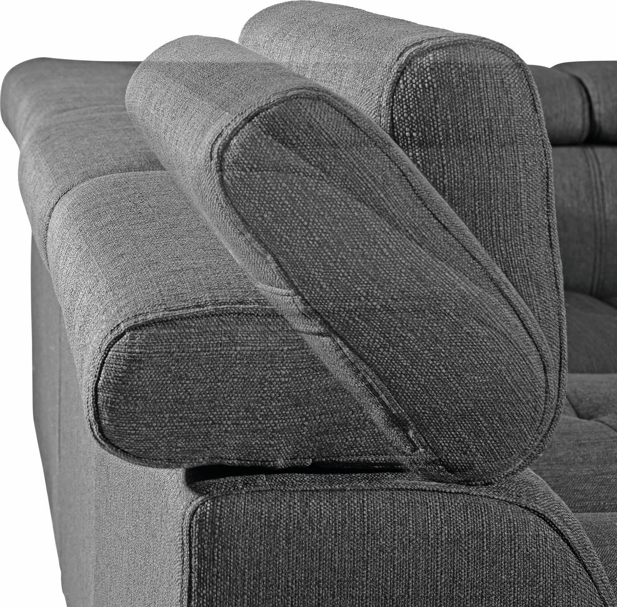 KUTNA GARNITURA tekstil  antracit   - zelena/boje kroma, Design, tekstil/metal (270/229cm) - Xora