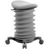 BÜROHOCKER - Anthrazit/Schwarz, Design, Kunststoff/Textil (37,5/58-70/36cm) - Topstar