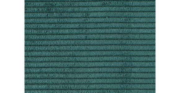 ECKSOFA Dunkelgrün Feincord Zierkissen, Rücken echt, Kopfteilverstellung  - Dunkelgrün/Schwarz, Design, Kunststoff/Textil (319/215cm) - Hom`in