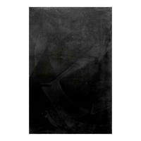 WEBTEPPICH  Wohnzimmer 133/200 cm Lago Schwarz rechteckig  - Schwarz, Basics, Textil (133/200cm)