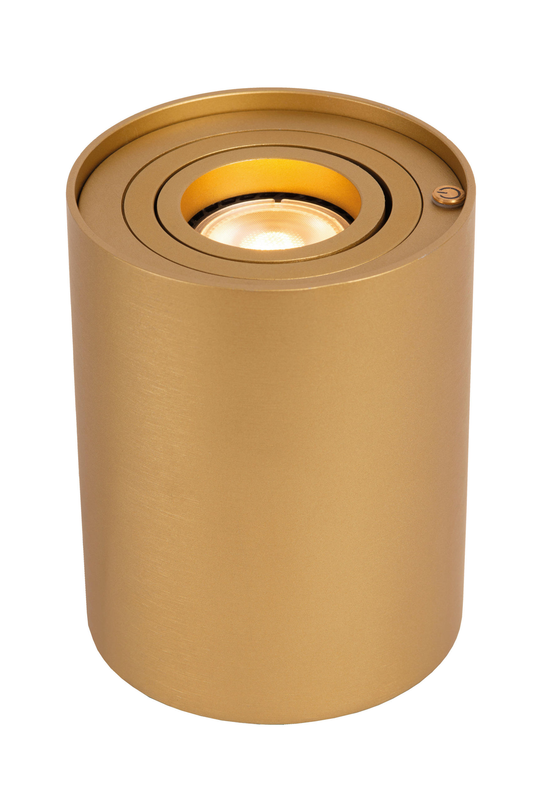 LED-TISCHLEUCHTE TUBE 9.6/9.6/12.5 cm   - Gelb, KONVENTIONELL, Metall (9.6/9.6/12.5cm) - Lucide