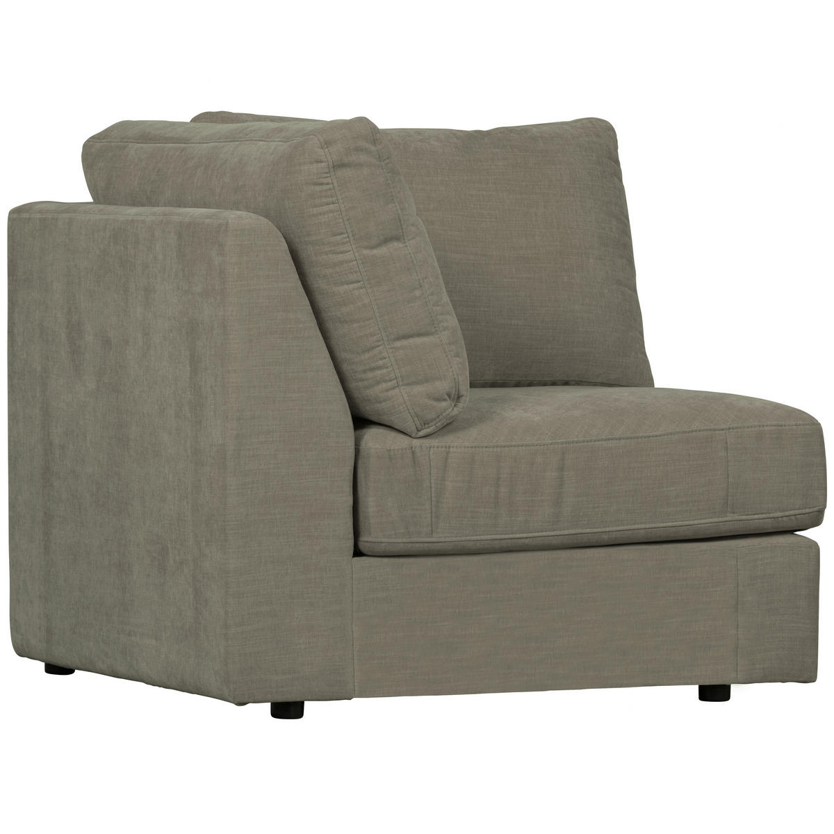 SOFAELEMENT Family Webstoff Grau  - Schwarz/Grau, Design, Kunststoff/Textil (96/85/96cm) - Livetastic