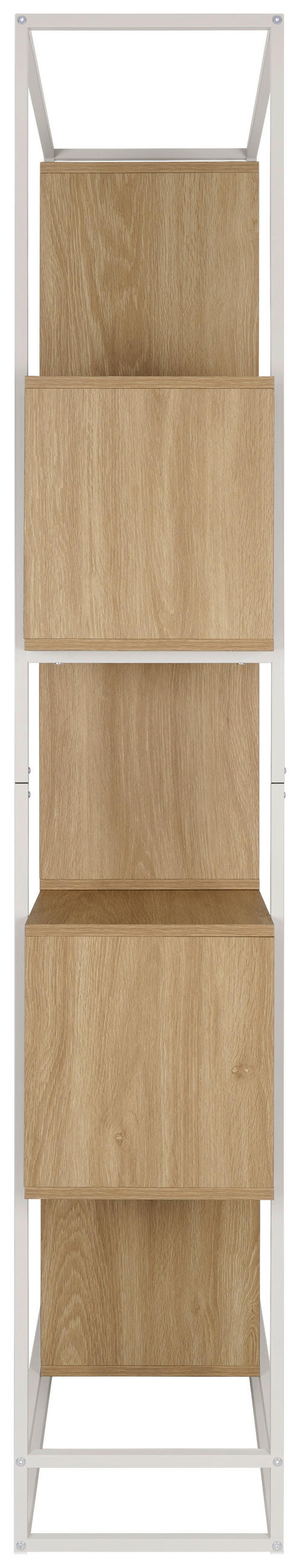 REGAL  80/194/33 cm Naturfarben, Kaschmir  - Kaschmir/Naturfarben, Design, Holzwerkstoff/Metall (80/194/33cm) - Xora