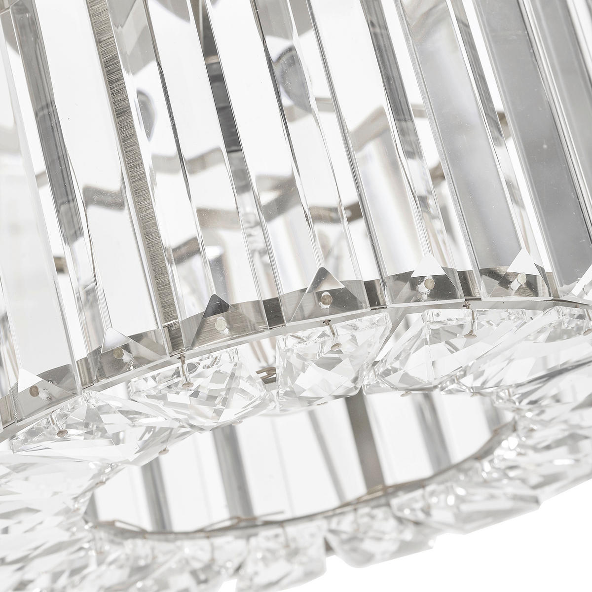 DECKENLEUCHTE     - Chromfarben, KONVENTIONELL, Glas (18.6/24.5/24.5cm)