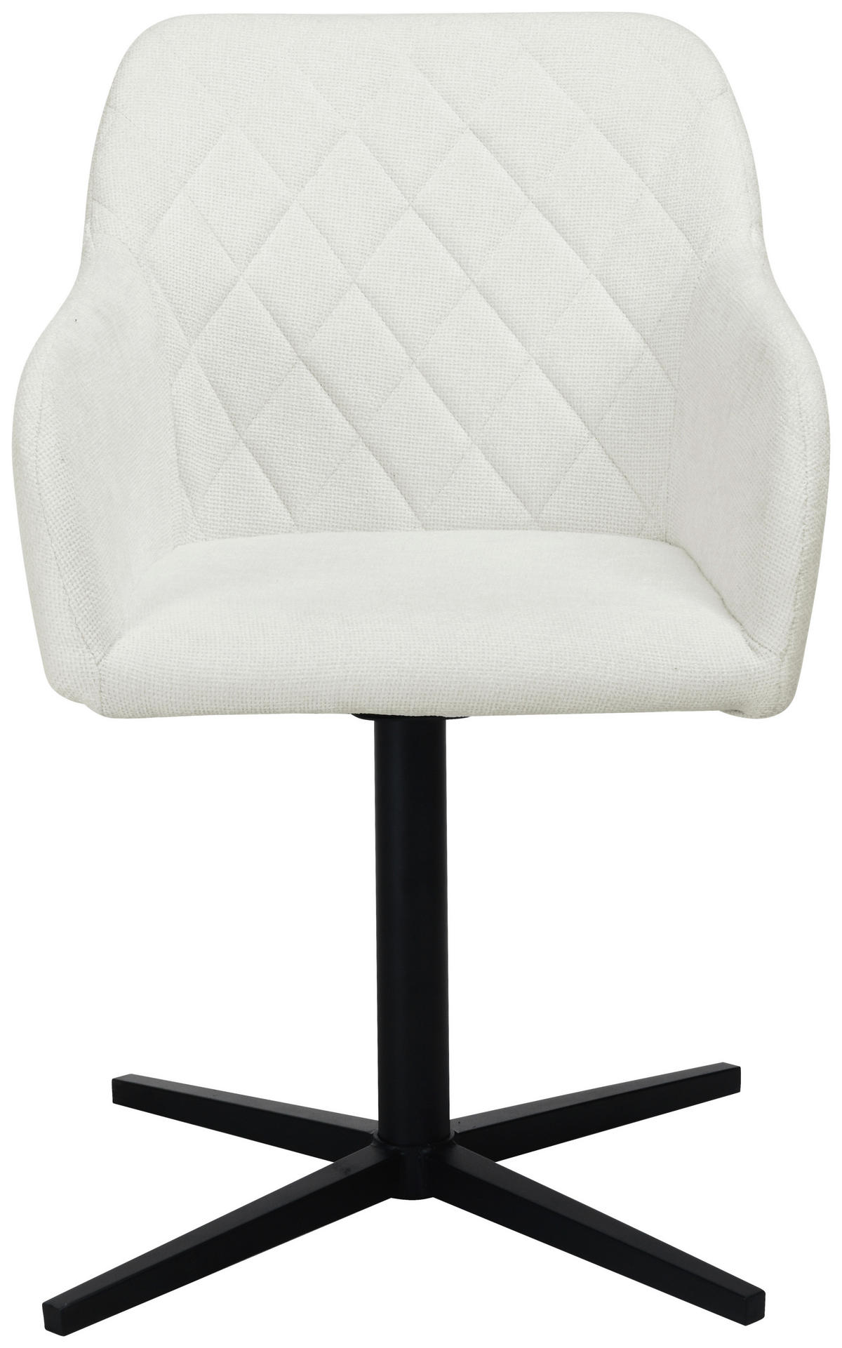 ŽIDLE S PODRUČKAMI, železo, vzhled lnu, béžová - černá/béžová, Moderní, kov/dřevo (54/84/61cm) - Livetastic