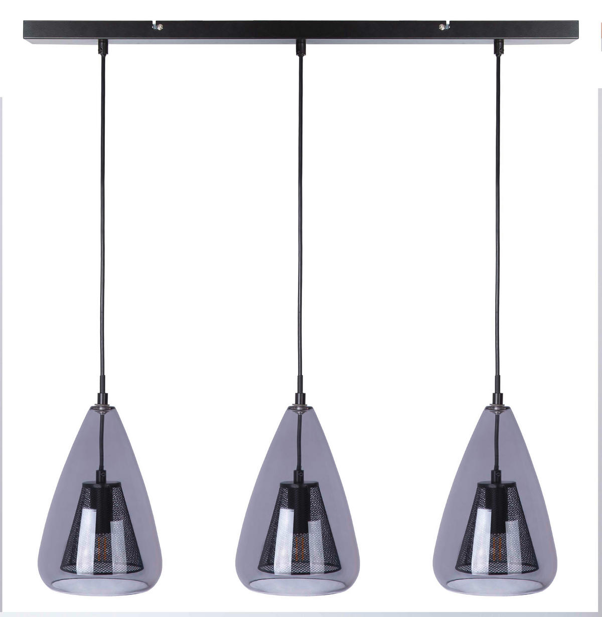 LUSTER    16,5/75/150 cm    - crna, Dizajnerski, metal (16,5/75/150cm)