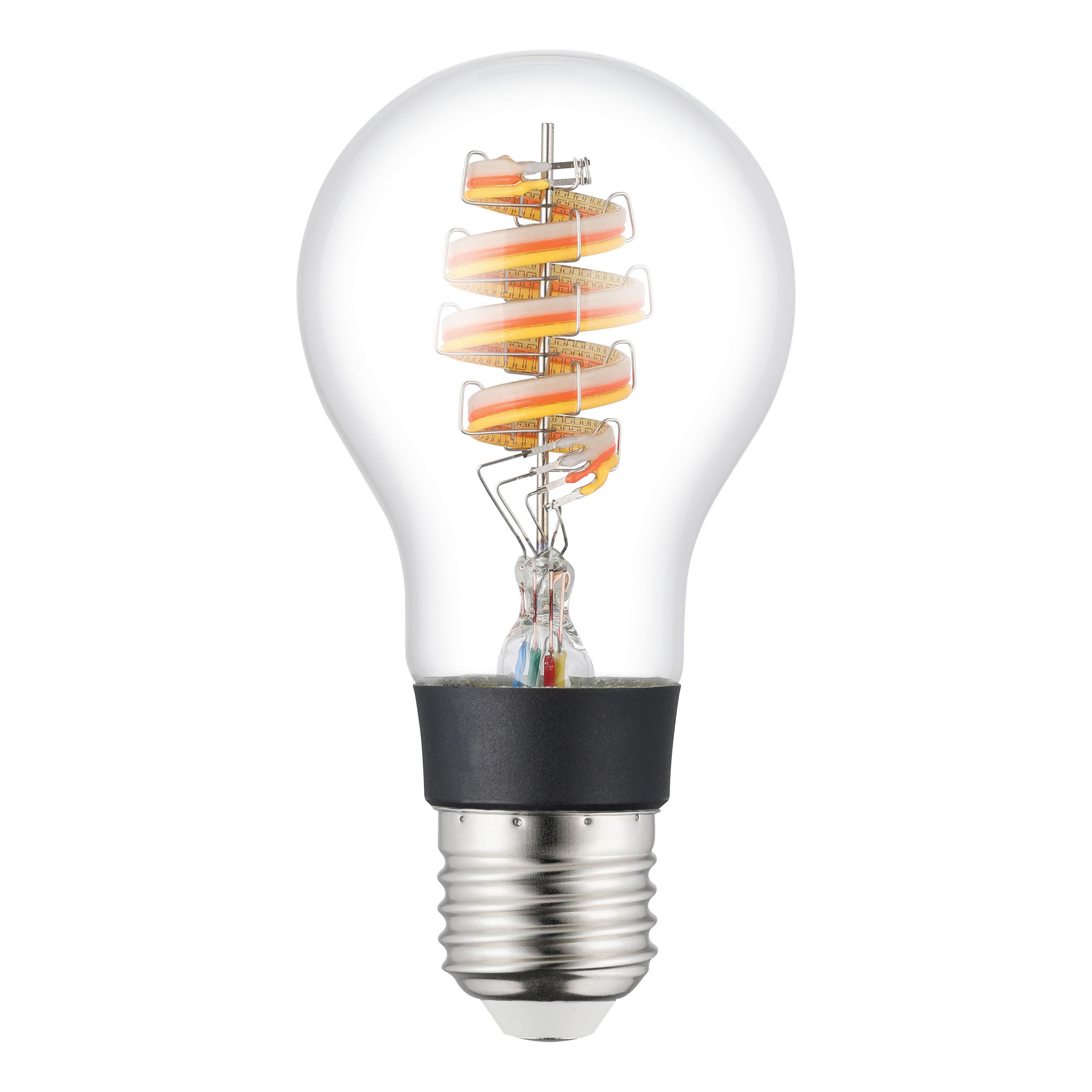 LED-LEUCHTMITTEL   E27 4,9 W  - Klar, Basics, Glas (6/12cm) - Eglo