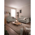 2-SITZER-SOFA in Flachgewebe Creme  - Chromfarben/Creme, Design, Textil/Metall (158/83/85cm) - Xora