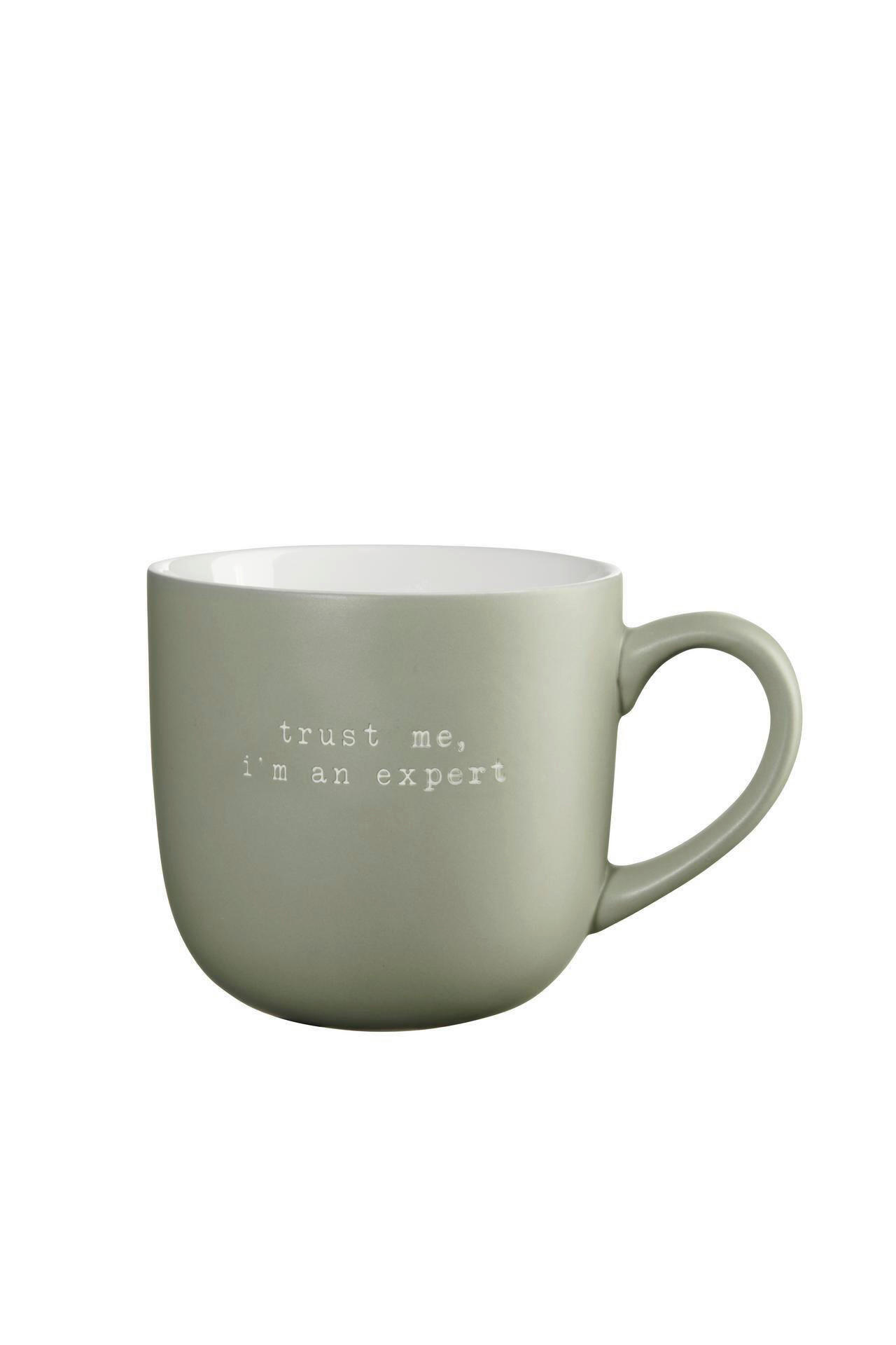 BECHER hey    - Salbeigrün, Basics, Keramik (600ml) - ASA