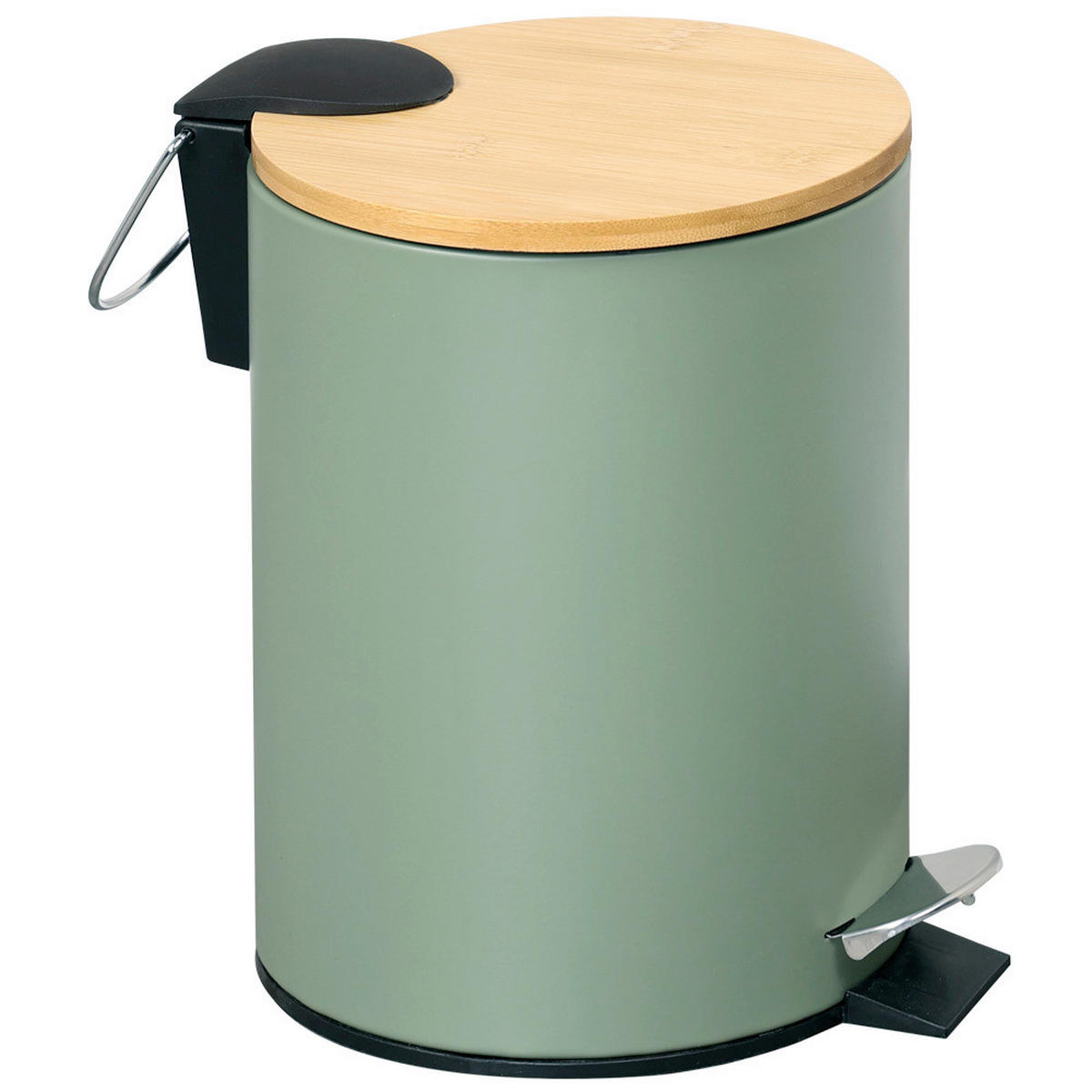 KOSMETIKEIMER 3 L  - Salbeigrün, Basics, Holz/Kunststoff (17/24cm) - Kesper