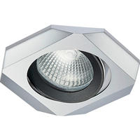 SPOTLÁMPA - krómszínű/fekete, Basics, fém (8.7/8.7/5cm)