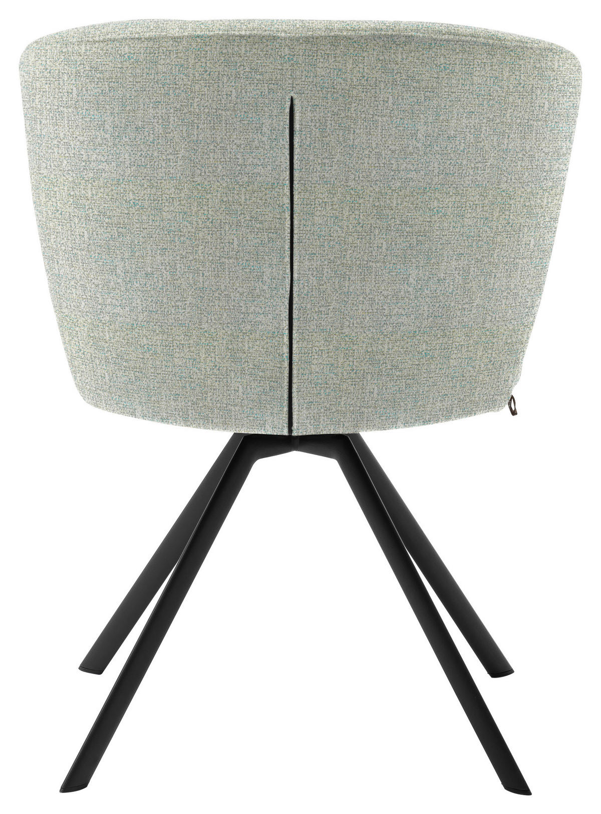 ARMLEHNSTUHL  Lederauswahl, Stoffauswahl Struktur  - Anthrazit/Hellgrün, Design, Textil/Metall (63/83/63cm) - Schöner Wohnen