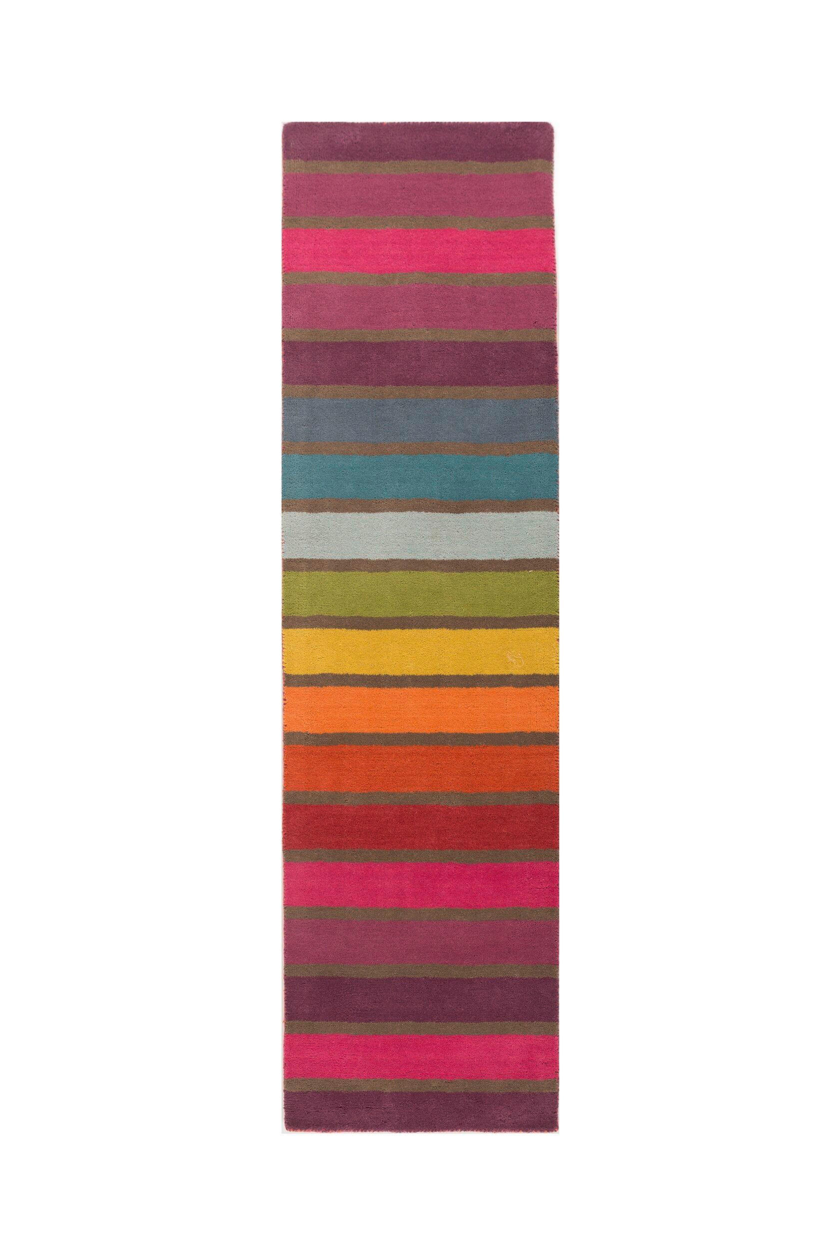 VLNĚNÝ KOBEREC, 230/60 cm, vícebarevná - vícebarevná - textil