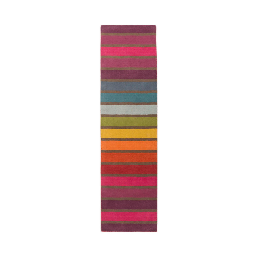 VLNĚNÝ KOBEREC, 230/60 cm, vícebarevná - vícebarevná - textil