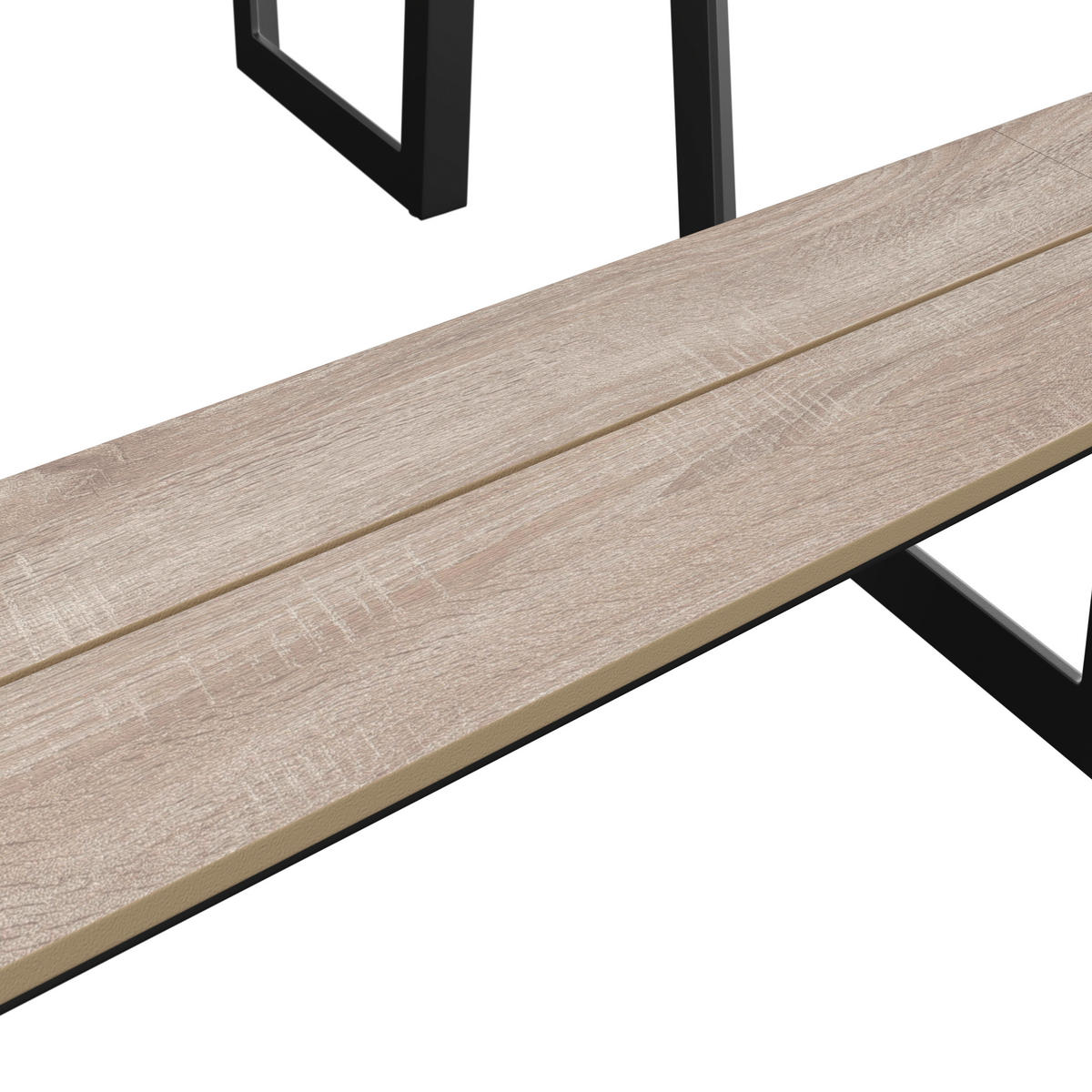 GARTENSET Aluminium  - Anthrazit/Beige, MODERN, Kunststoff/Metall (190/75/182cm) - Ambia Garden