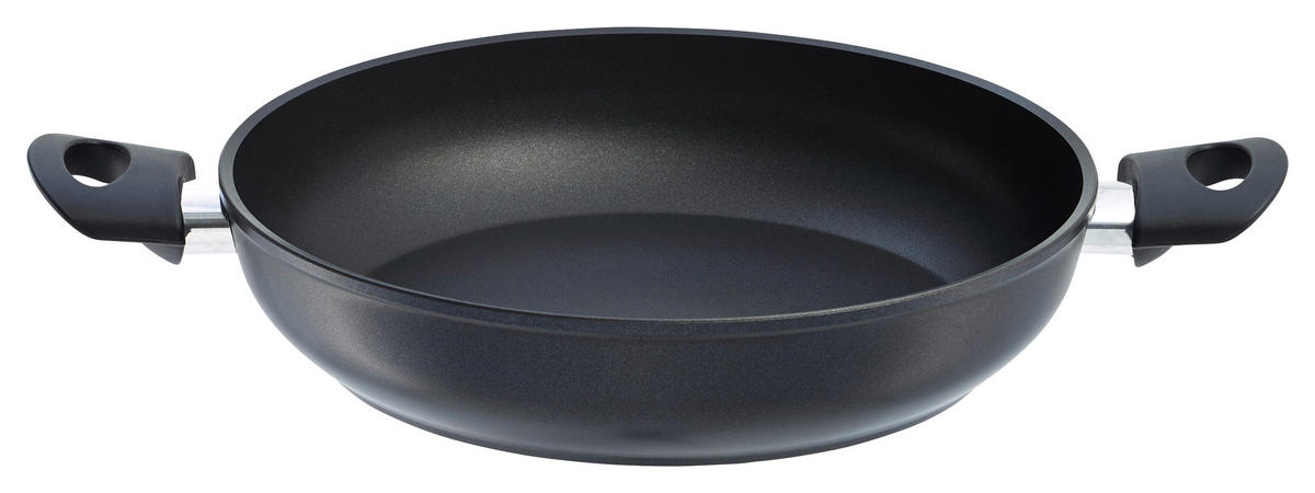 SERVÍROVACÍ PÁNEV  28 cm  - černá, Basics, kov (28cm) - Fissler