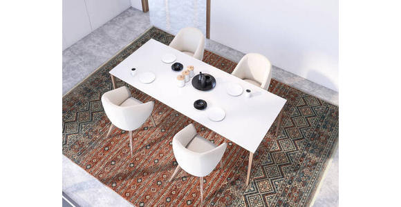 WEBTEPPICH 65/130 cm Korsika Blau, Terracotta  - Blau/Terracotta, Design, Textil (65/130cm) - Novel