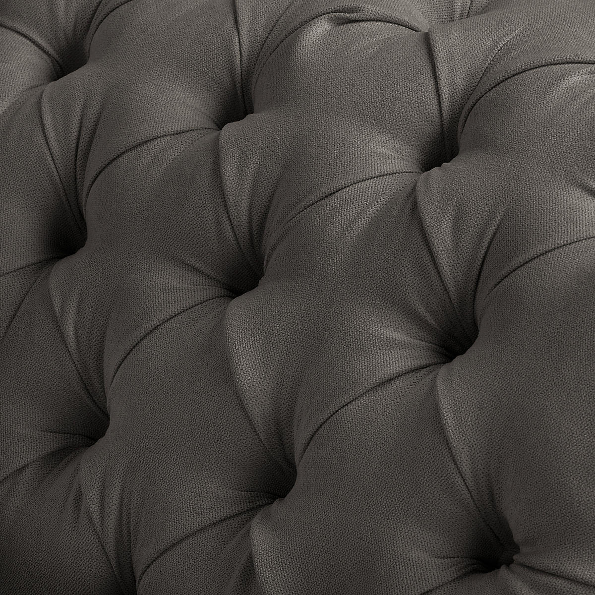 RÉCAMIERE Mikrofaser Graubraun  - Graubraun/Braun, Design, Holz/Textil (185/93/75cm) - Livetastic