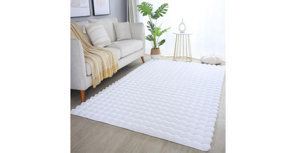 HOCHFLORTEPPICH 140/200 cm AMBIANCE Weiß  - Weiß, Basics, Textil (140/200cm) - Novel