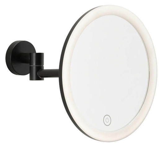 SCHMINKSPIEGEL  - Schwarz, Basics, Metall (18/18/18,5cm) - Tesa