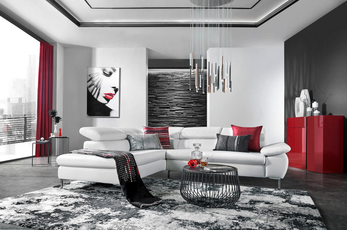 LED-HÄNGELEUCHTE 100/250 cm    - Schwarz/Alufarben, Design, Kunststoff/Metall (100/250cm) - Brilliant