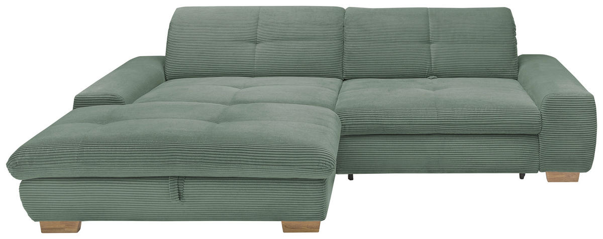 Freisteller von SetOne by Musterring ECKSOFA Olivgrün Cord.