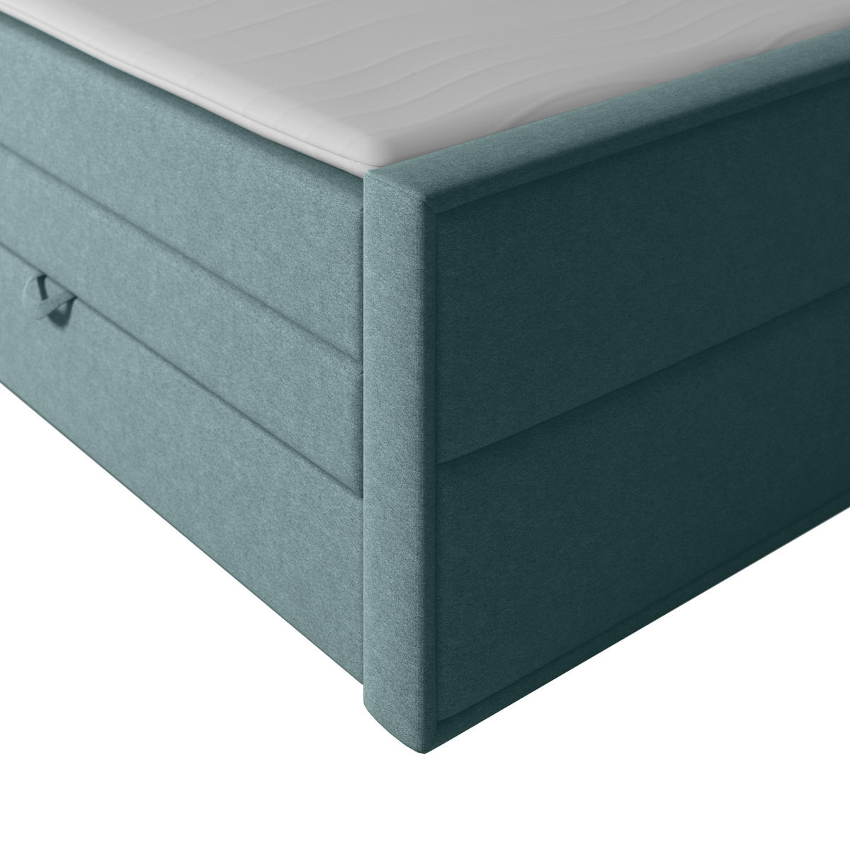 BOXSPRINGBETT 180/200 cm  in Blau  - Blau, Modern, Holz/Kunststoff (180/200cm) - MID.YOU