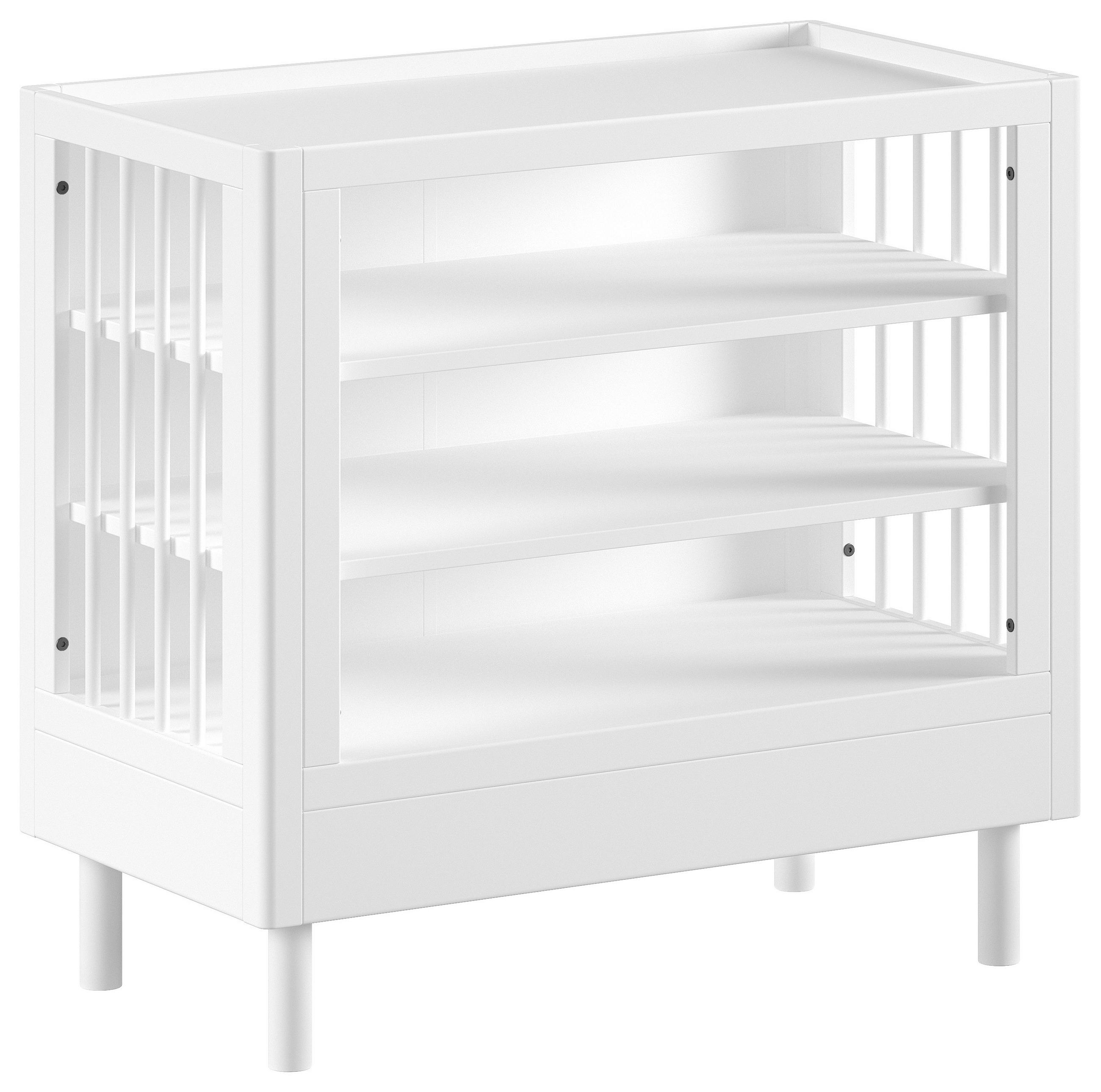 WICKELTISCH Weiß  - Weiß, MODERN, Holz (100/95/55cm) - Vipack