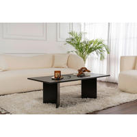 COUCHTISCH rechteckig Schwarz  - Schwarz, Design, Holzwerkstoff (119/40/60cm) - MID.YOU