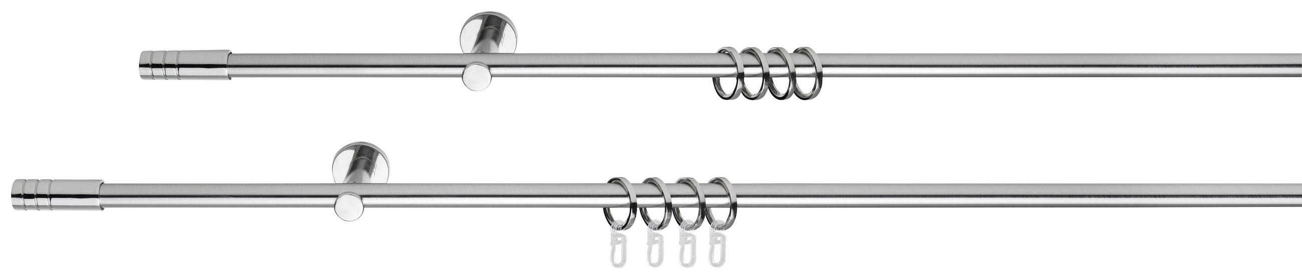 RUNDSTANGE 200 cm  - Edelstahlfarben, Basics, Metall (200cm) - Homeware