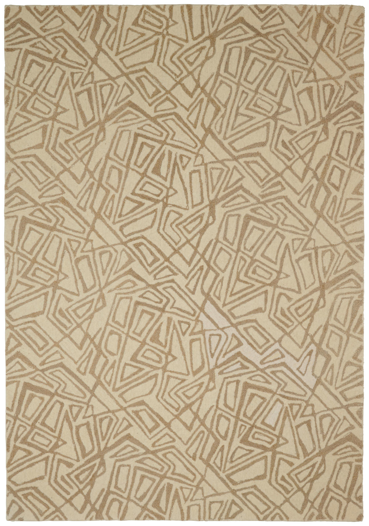 VLNĚNÝ KOBEREC, 130/190 cm, béžová - béžová, Trend, textil (130/190cm) - Novel
