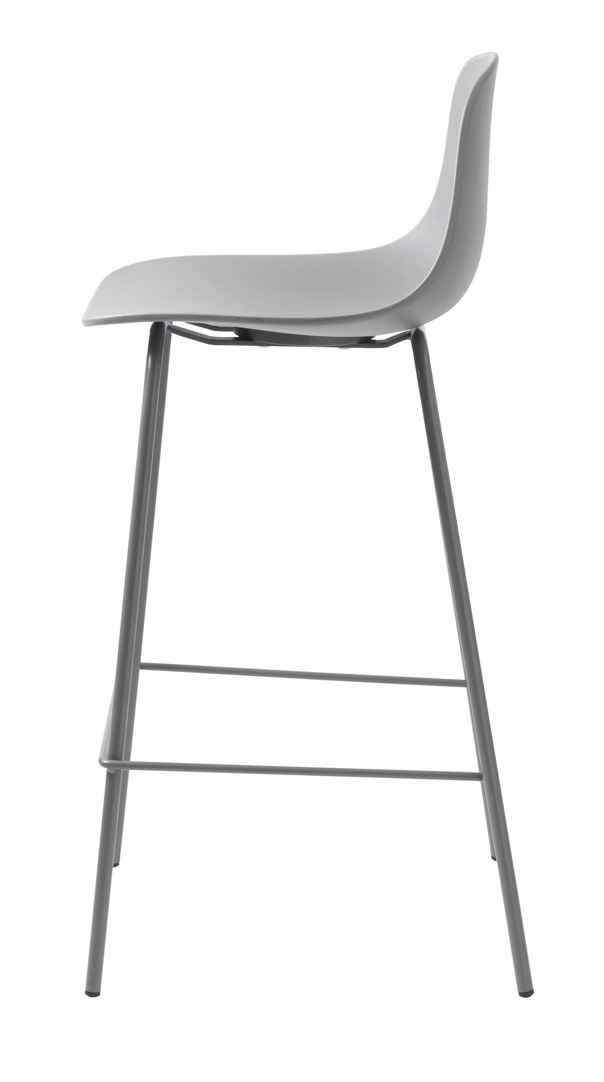 BARPALL i grå  - grå, Design, metall/plast (41/93/48cm) - Boxxx